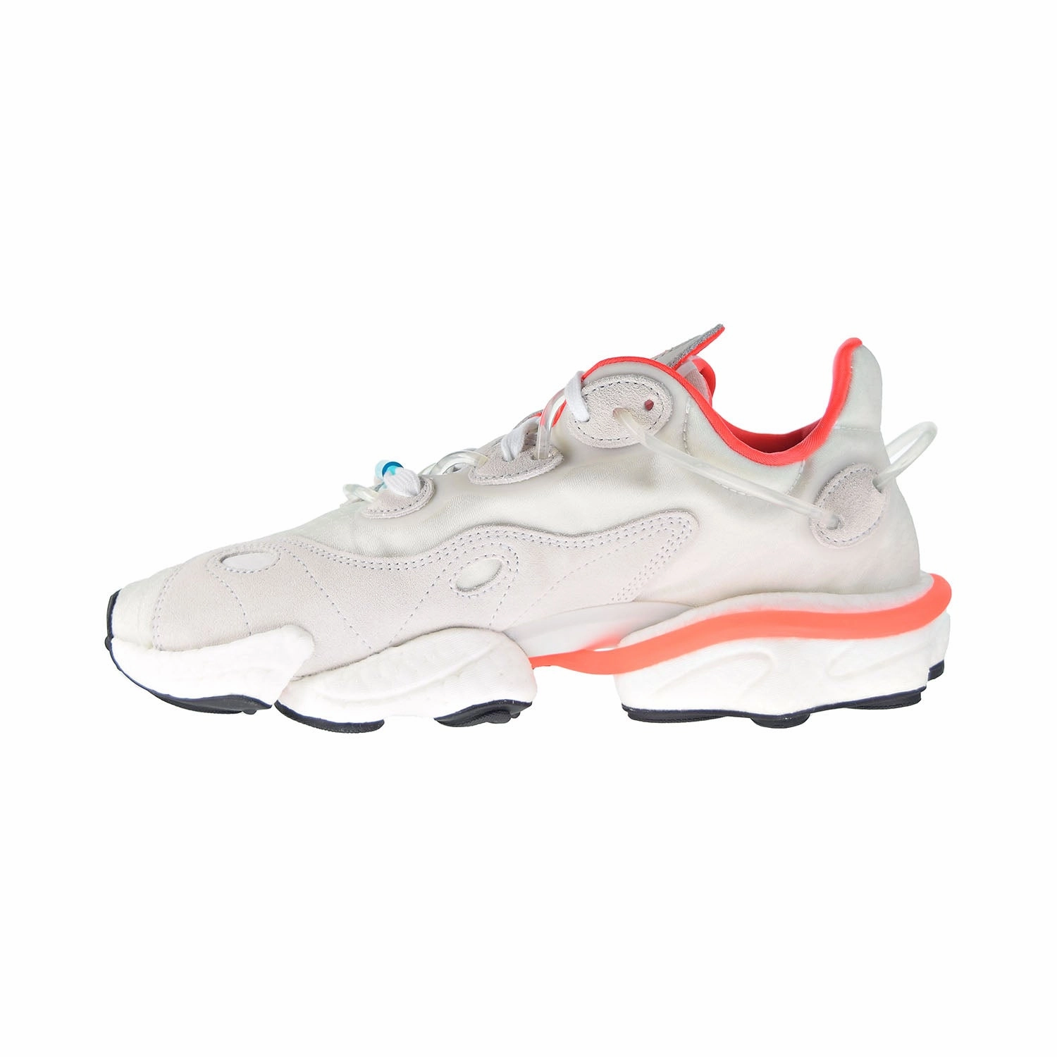 Reconstructed Adidas Shoes Adidas Torsion X Men's Shoes Cloud White-Solar Red