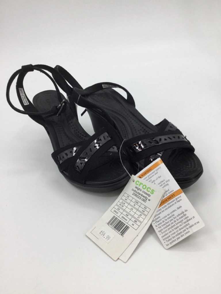 Flip Flops On Sale Crocs Child Size 5 Youth Black Sandals/Flip Flops