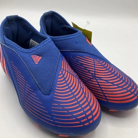 Size 11: Adidas Blue/Orange Slip-On Soccer Cleats Dragon Ball Z Adidas Shoes