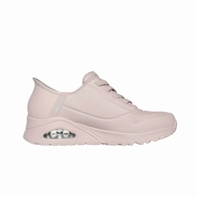 Sneakers Size 11 Wide Skechers Women's Uno Easy-Air Wedge Blush Sneakers  Comfort Fit