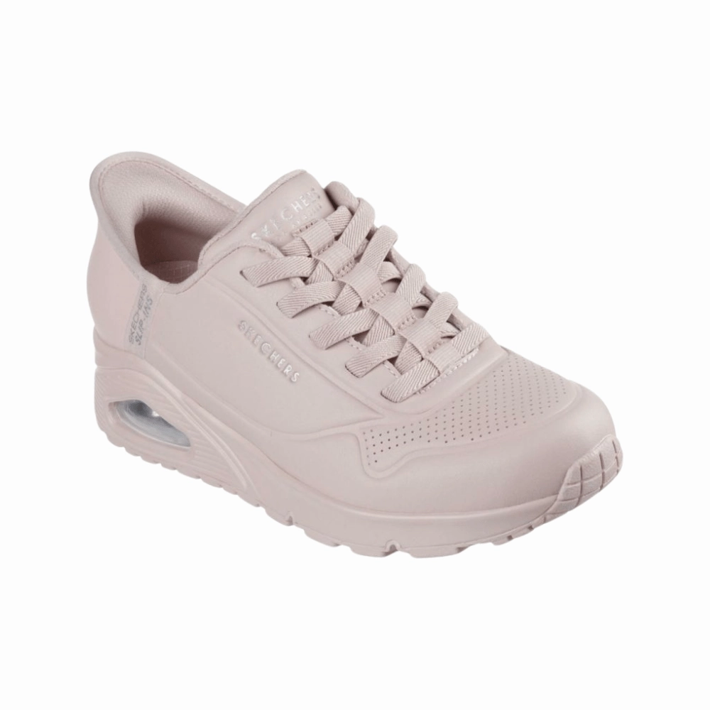 Printable Sneakers Skechers Women's Uno Easy-Air Wedge Blush Sneakers  Comfort Fit
