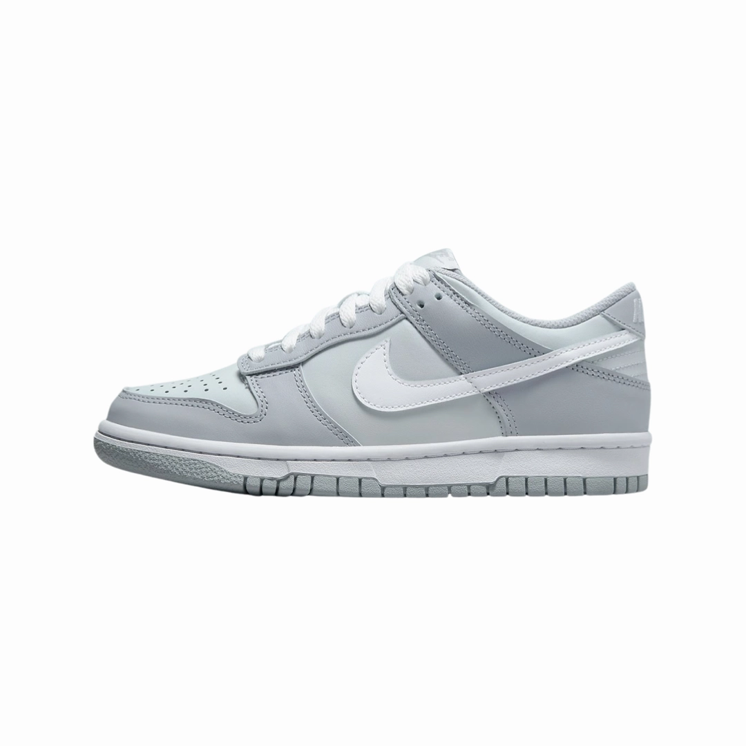 Nike Dunk Low GS Pure Platinum White Wolf GreyNike Asics Steve Aoki Shoes
