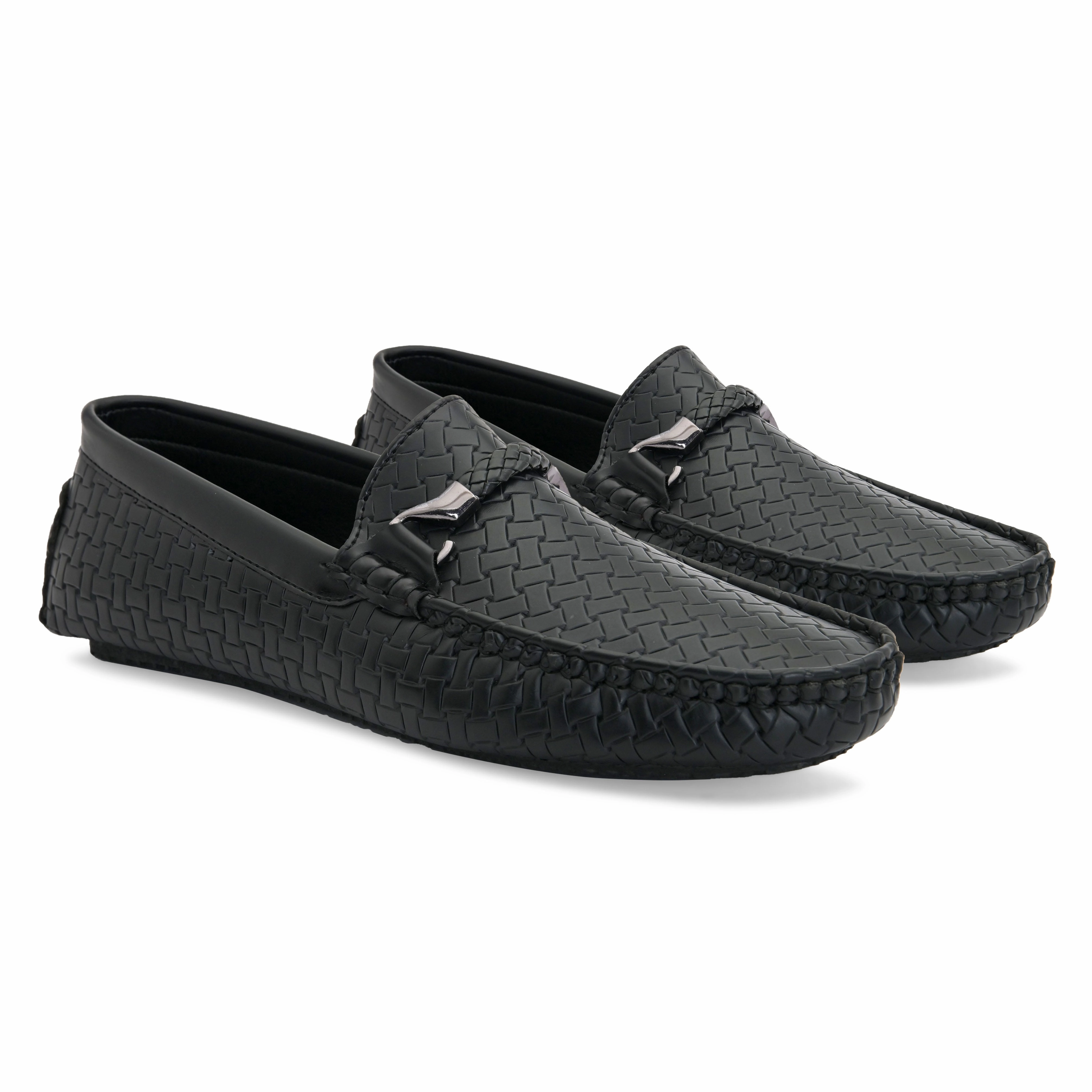 Reclaim Black Driving loafers Narrow Loafers