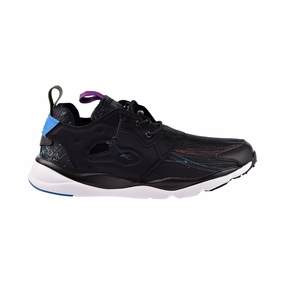 Italian Casual Shoes Reebok Furylite JS Mens Shoes Black/Fuchsia/Conrad Blue