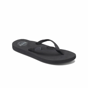 Maui Island Flip Flops Reef Ginger Women's Black Black Casual Sandals Flip Flops