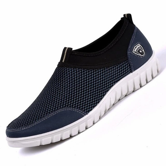 ZUNYU 2019 Summer Mesh Shoe Sneakers For Men Shoes Breathable Men's Casual Shoes Slip-On Male Shoes Loafers Casual Walking 38-48 Loafers Styling
