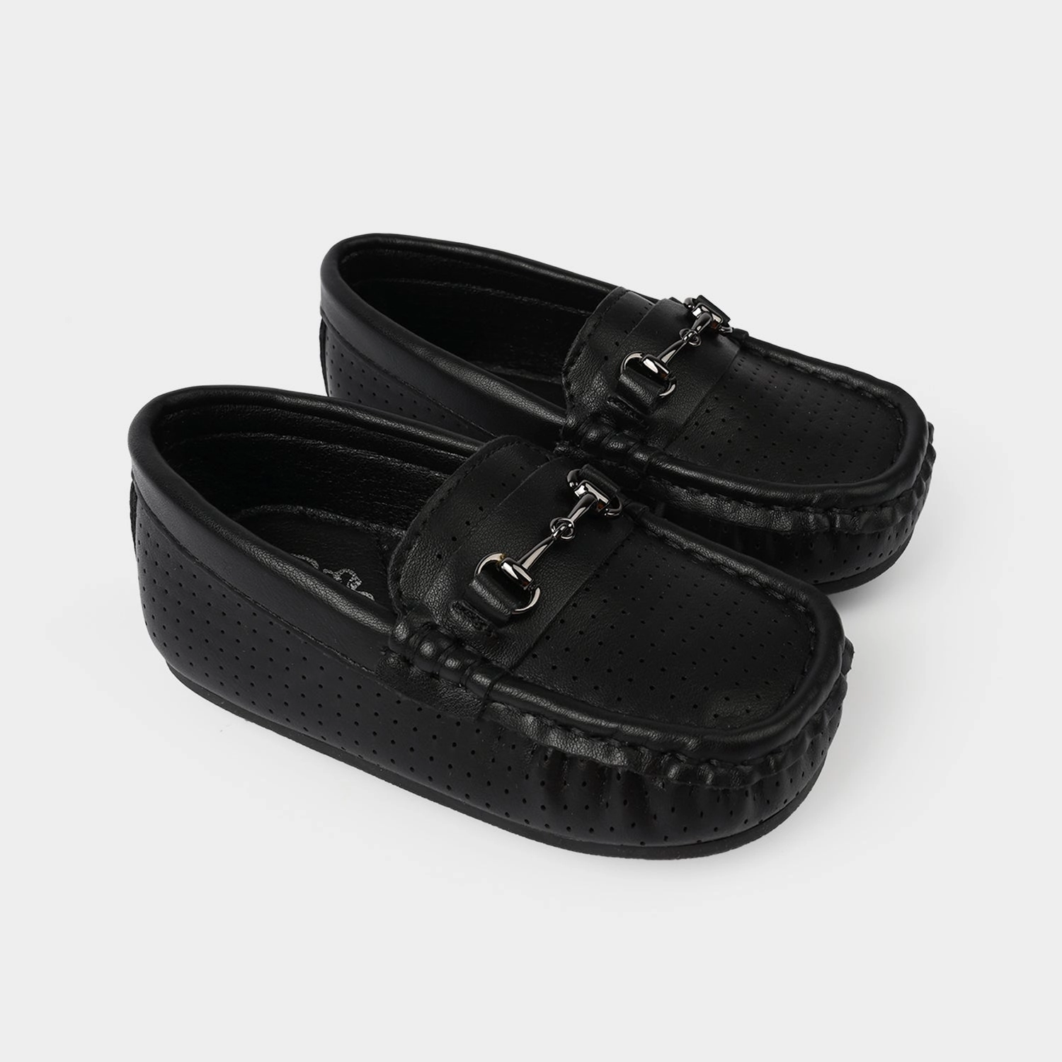 Boys Loafers H502-L8-BLACK Walmart Loafers