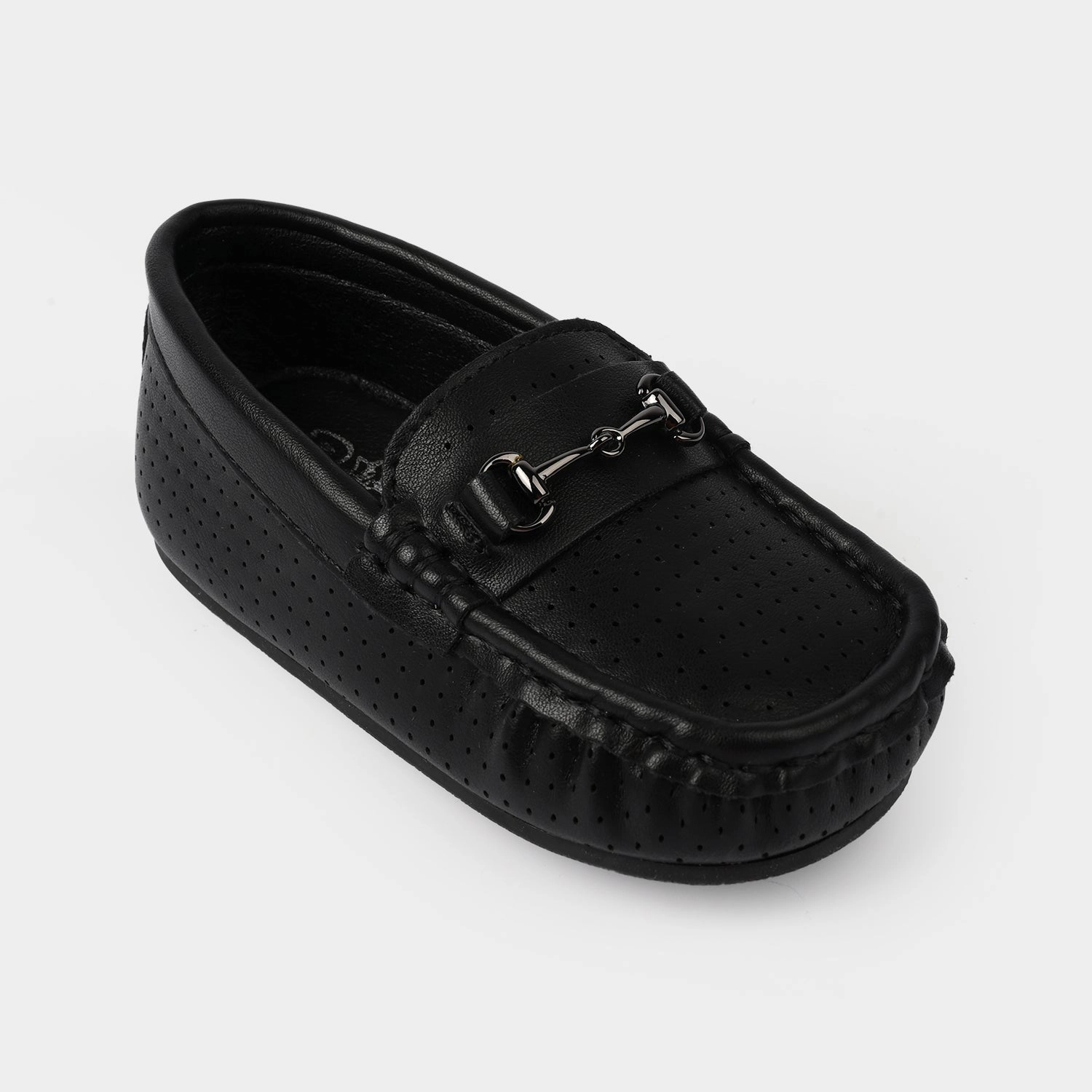 Boys Loafers H502-L8-BLACK Ladies Moccasin Loafers