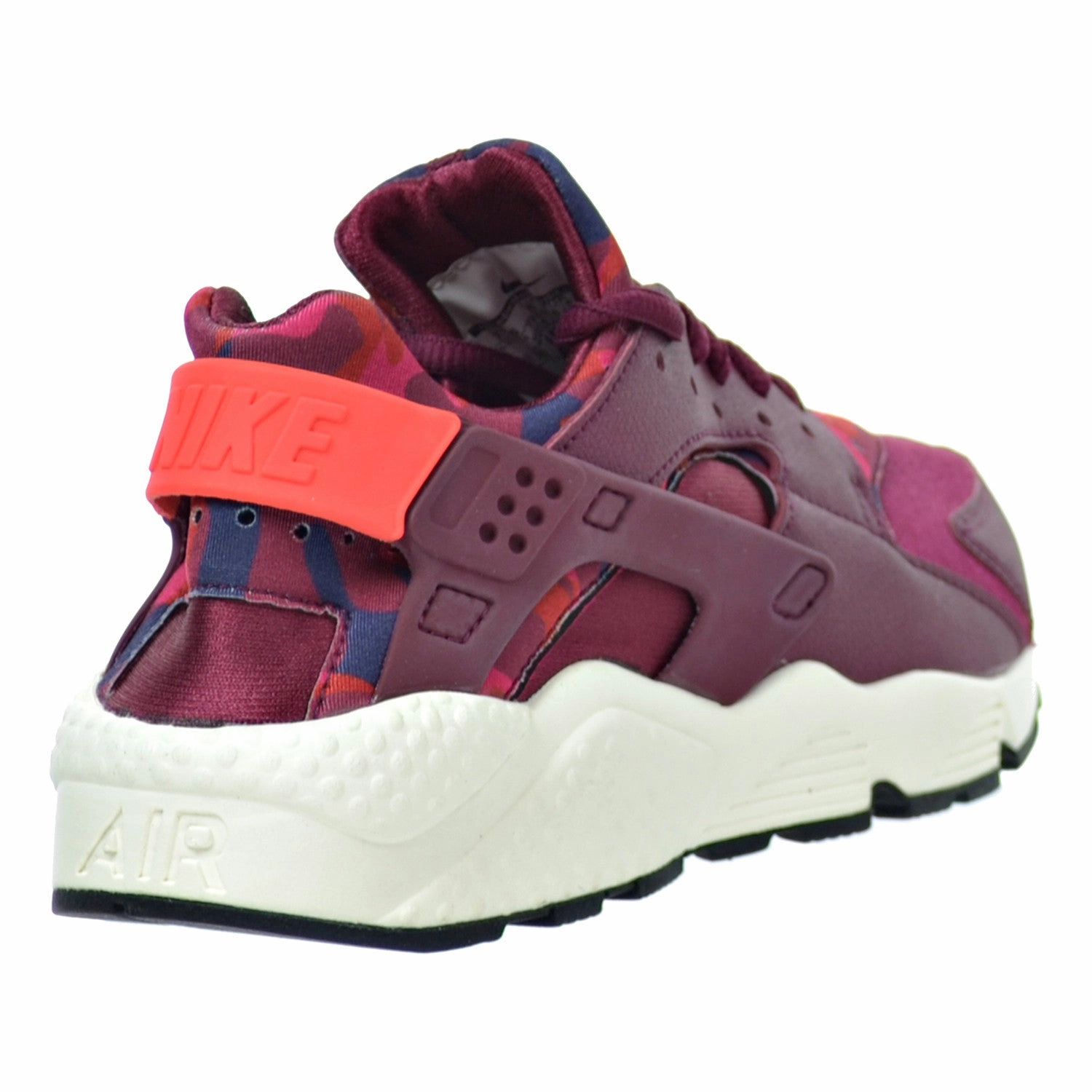 Nike Air Huarache Run Print Women's Shoes Deep Garnet/Bright Crimson Underpronation Asics Shoes