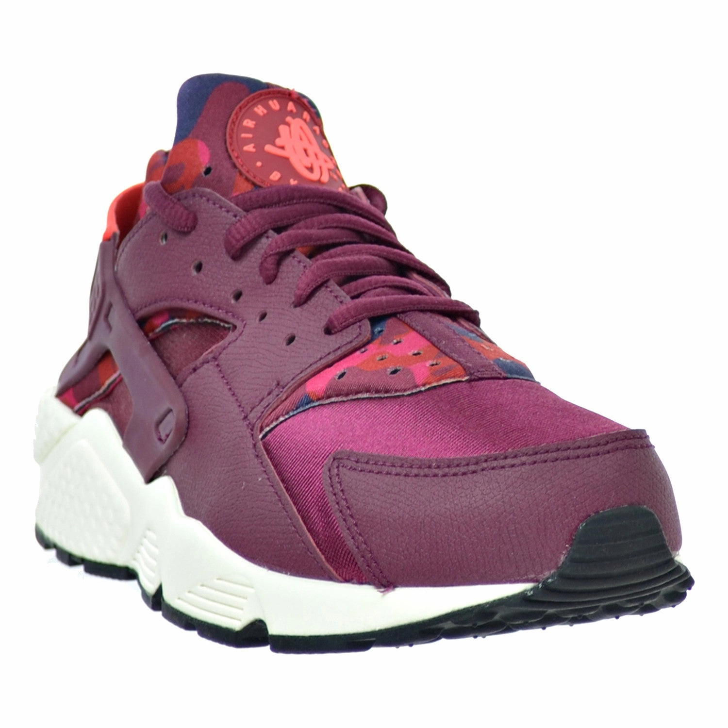 Top Asics Running Shoe Nike Air Huarache Run Print Women's Shoes Deep Garnet/Bright Crimson