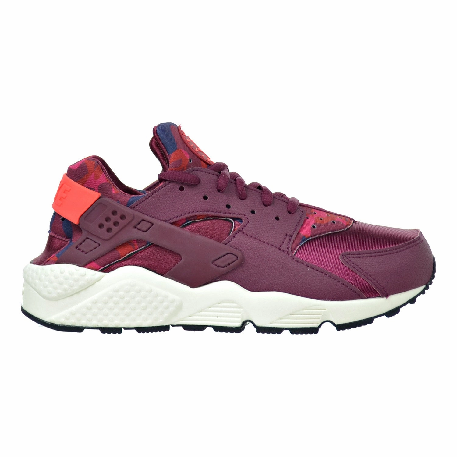 Nike Air Huarache Run Print Women's Shoes Deep Garnet/Bright Crimson Asics Shoes Cross Training