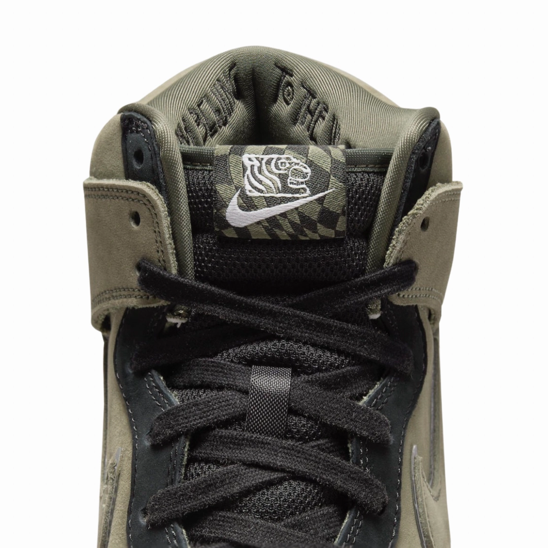 Design Asics Shoes Men's Nike Dunk High SP Medium Olive Multi Black