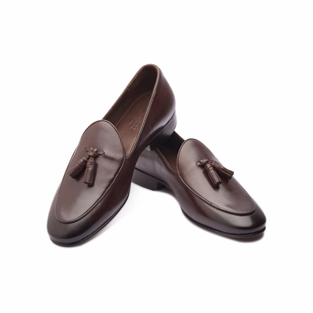 Original Penguin Loafers Ren, Tassel Loafer - Brown | Blake Stitched | Classics Collection