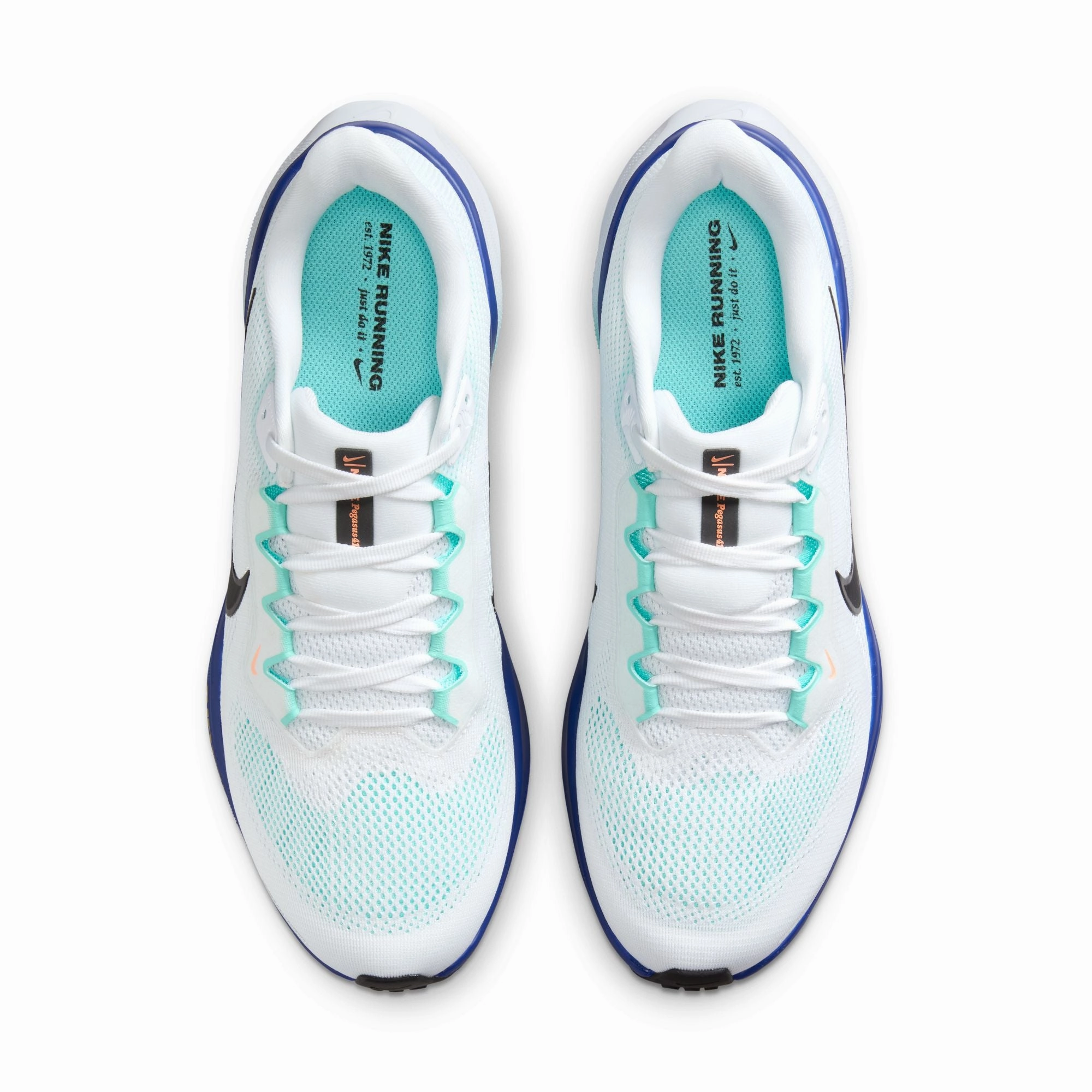Best Trail Running Shoes For Wide Feet Nike Air Zoom Pegasus 41 Men's - White/Black/Hyper Turquoise/Concord