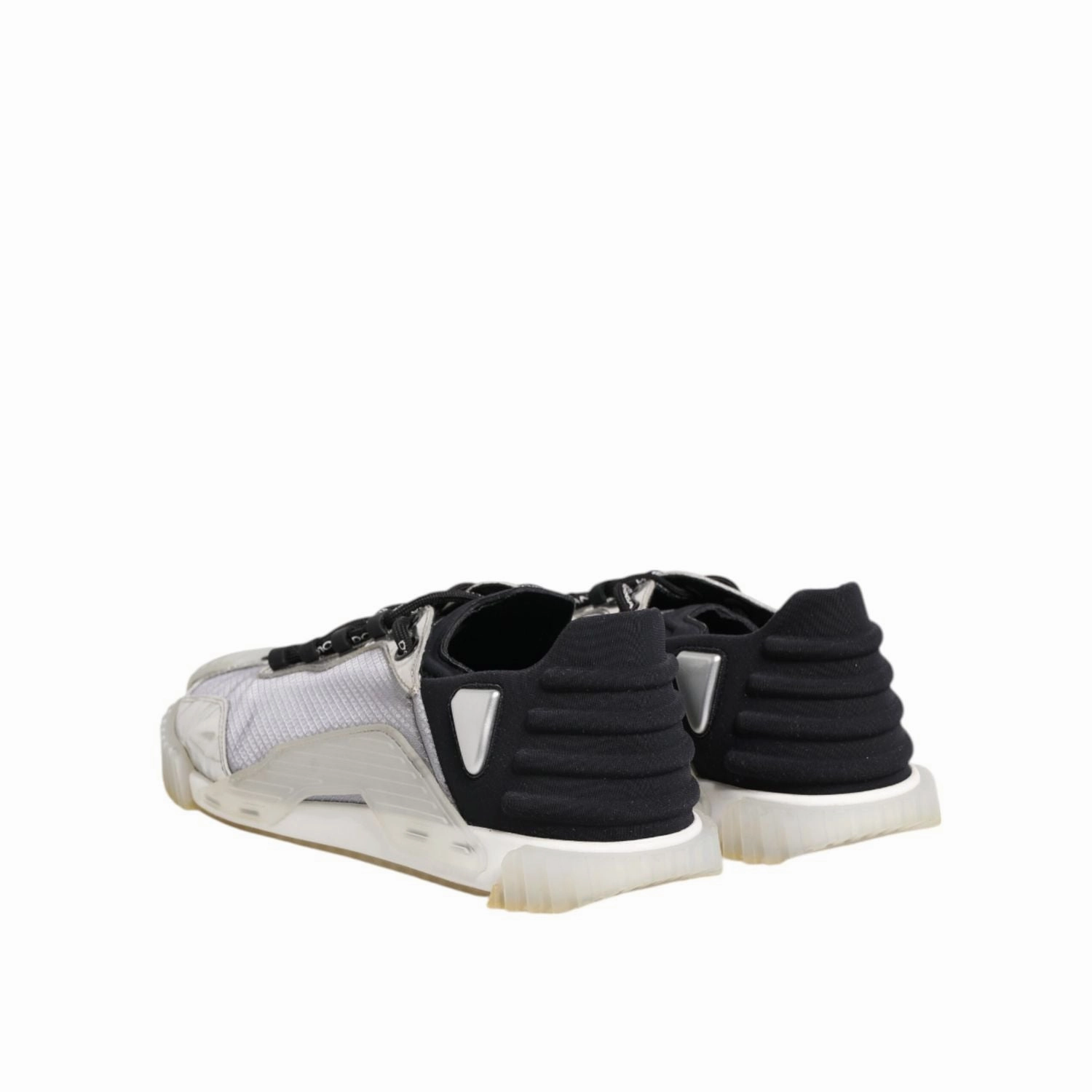 Vans Casual Sneakers Dolce & Gabbana Black Silver NS1 Men Low Top Sneakers Shoes