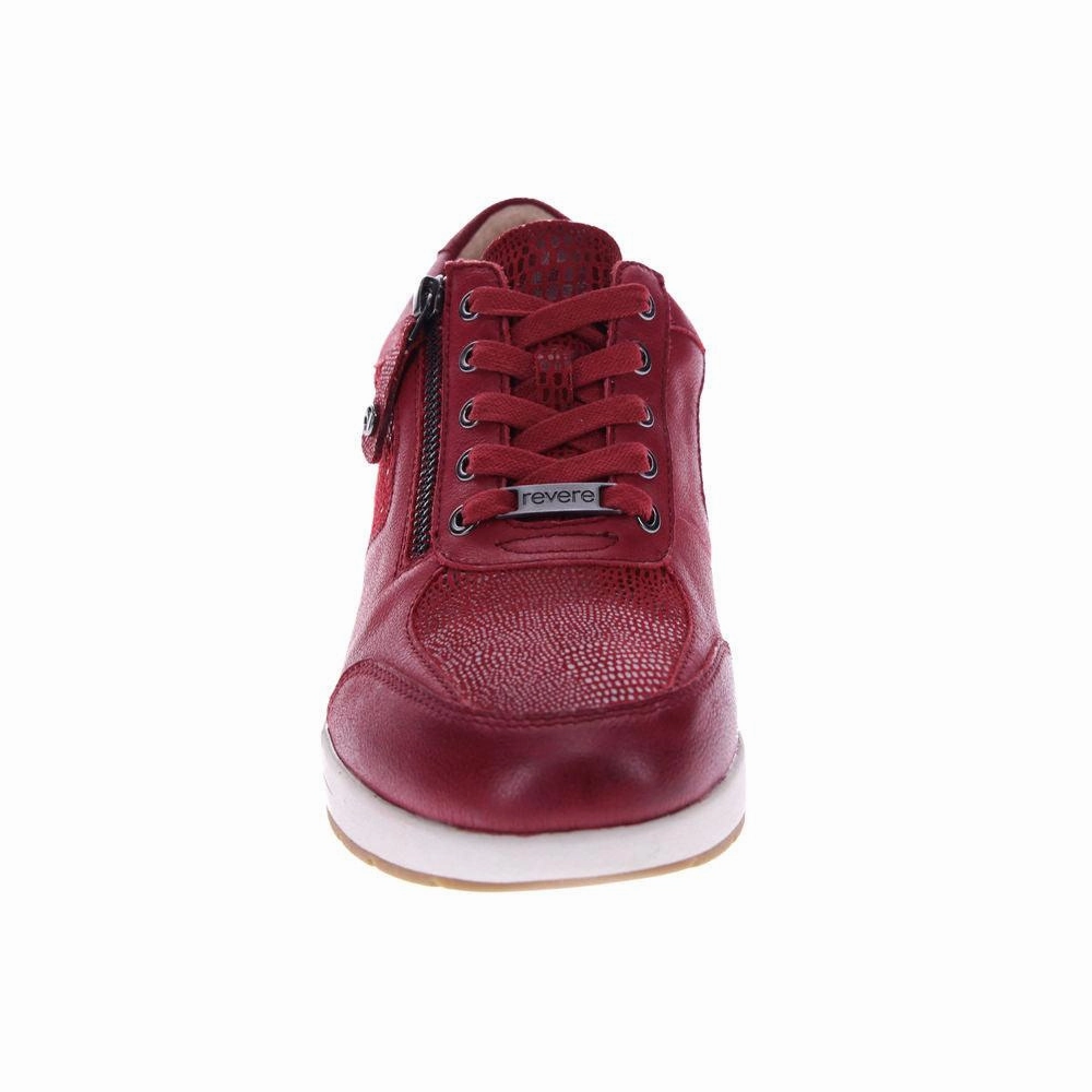 Revere Boston Cherry Lizard Sneaker (Women's) Cat Casual Shoes Uae