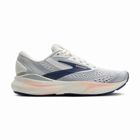 Running Shoes Ghost 15 Women's Brooks Running Adrenaline GTS 24 Road Running Shoe in Grey/Blue Ribbon/Peach