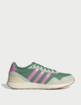 Basketball Shoes Adidas Harden Run 60S 4.0 Shoes - Semi Court Green/Bliss Pink/Warm Vanilla