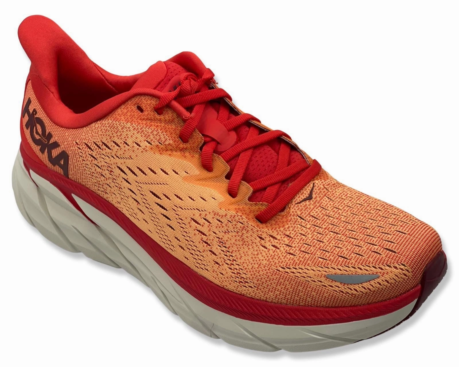 Lifestyle Running Shoes Hoka Clifton 8 in Orange for Men's