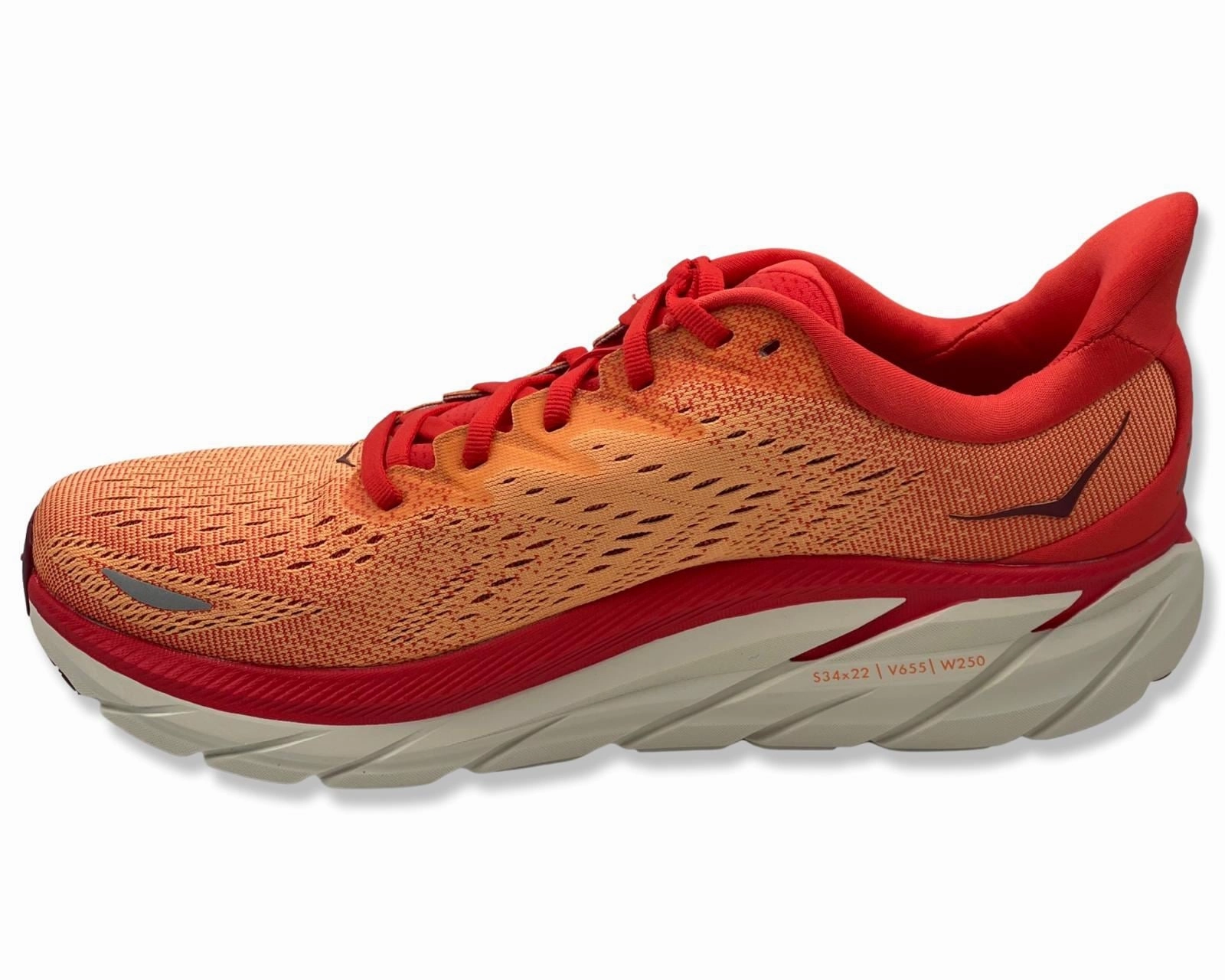 Running Shoes For Stability Hoka Clifton 8 in Orange for Men's