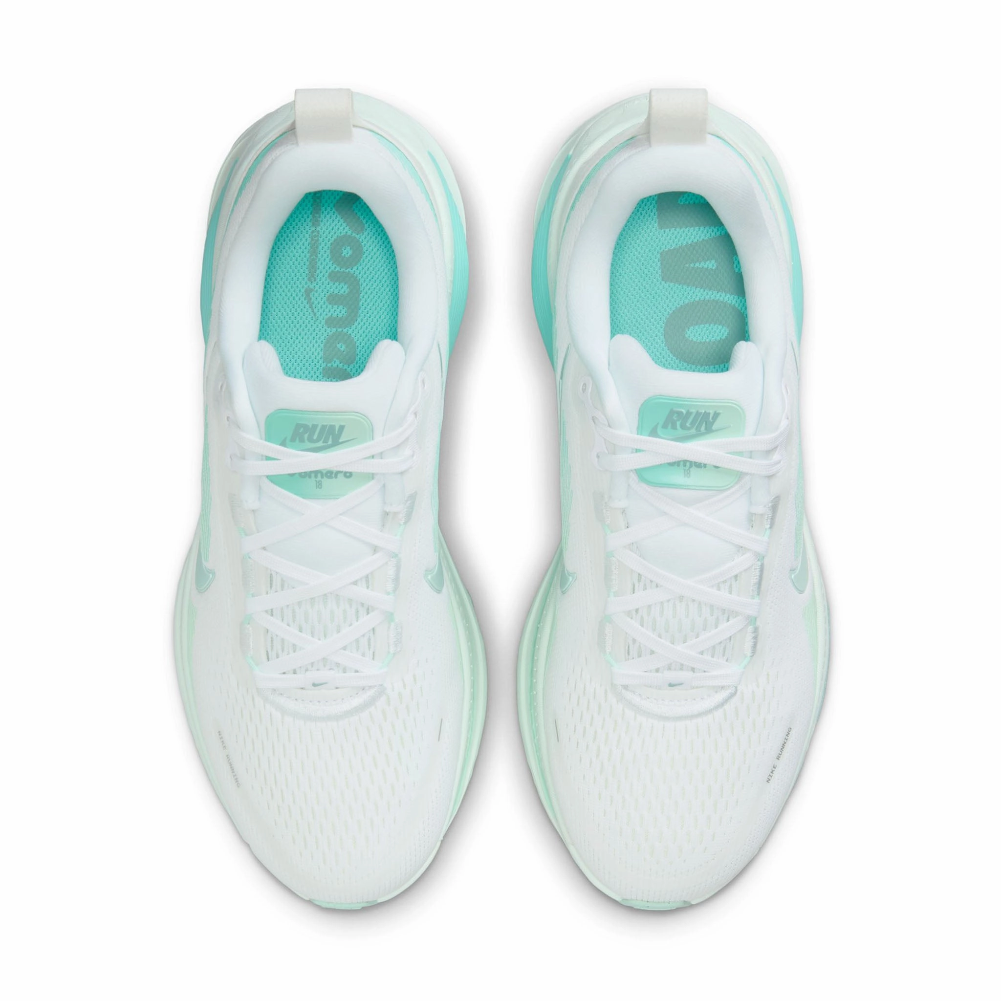 Nike | Women's Vomero 18 Road Running Shoes - White/Cannon-Bleached Turq-Mint Foam Asics Olympics Shoes
