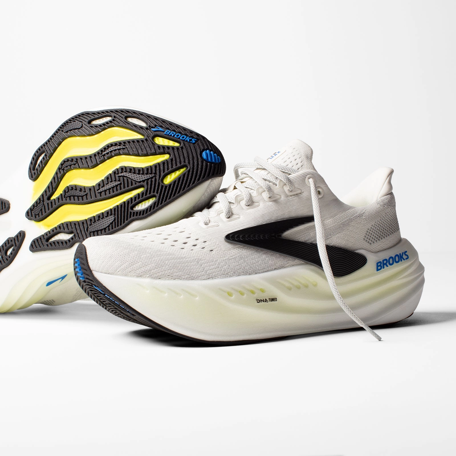 Running Shoes Adrenaline Brooks Glycerin Max Running Shoe (Men) - Grey/Black/Nightlife