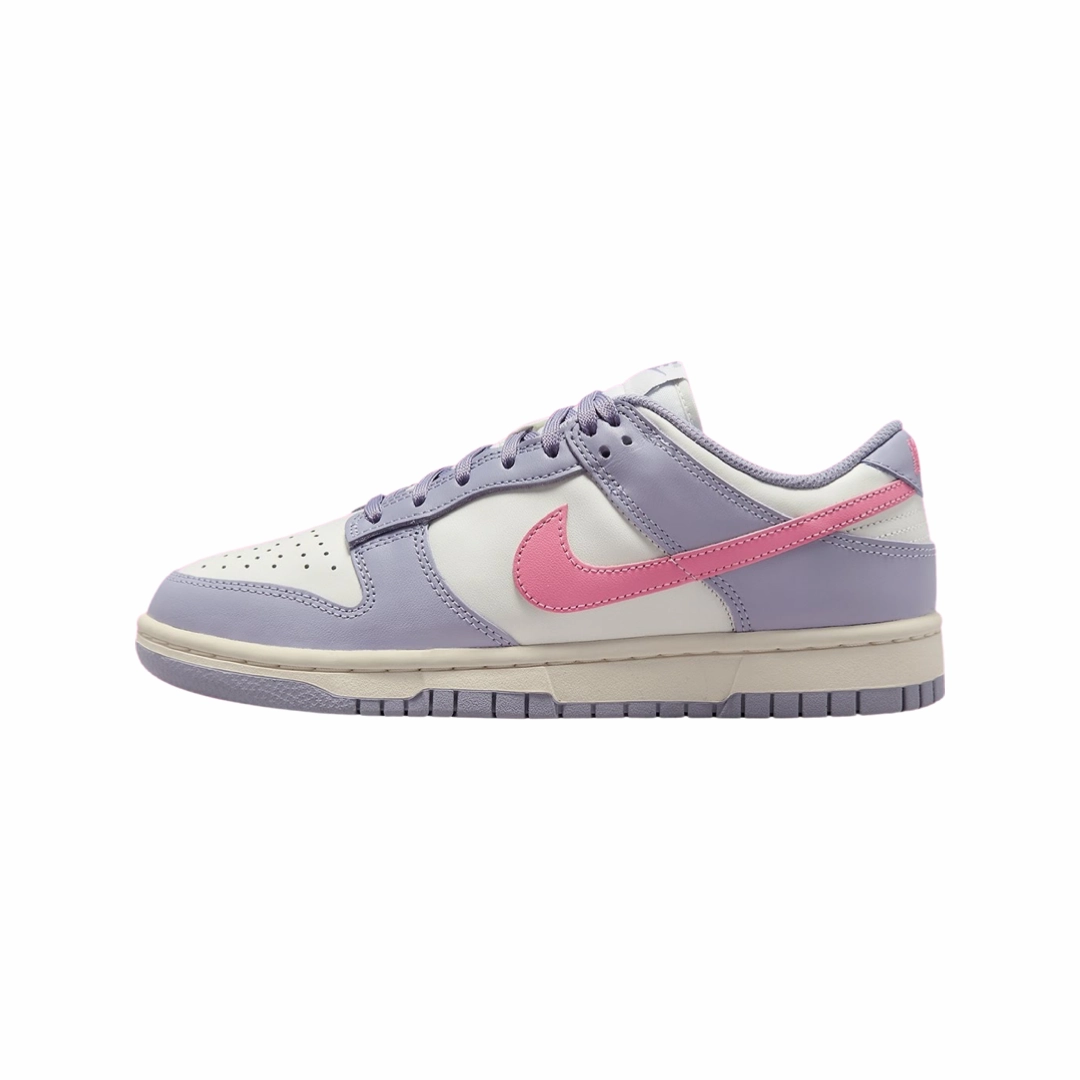 Women Nike Dunk Low Indigo Haze Coral Chalk Sail Asics Wrestling Mat Shoes