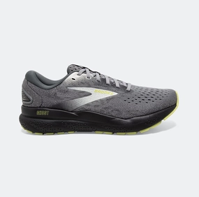 Downshifter Running Shoes Brooks Mens Ghost 16 Wide - Primer/Grey/Lime (1104182E040)