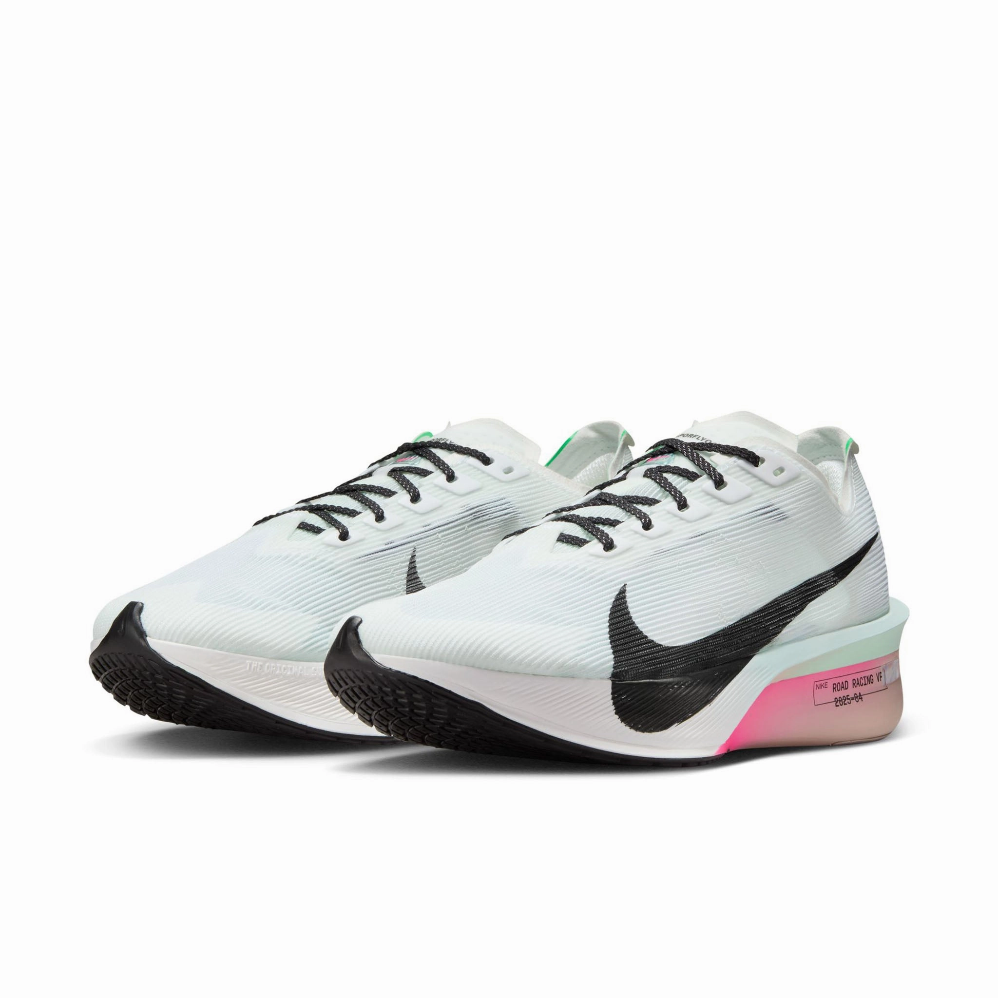 Asics Running Shoes Wide Nike | Women's Vaporfly 4 Road Racing Shoes - White/Black-Hyper Pink-Mint Foam