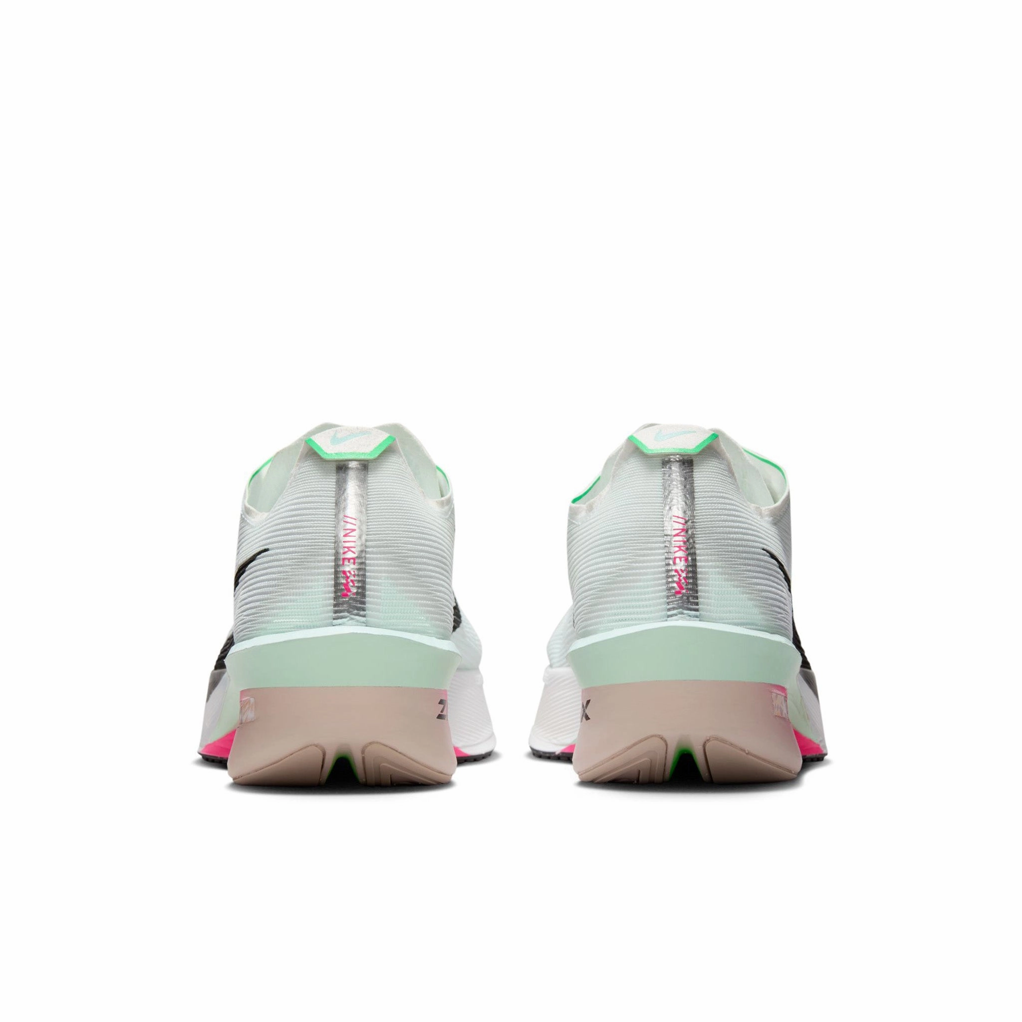 Nike | Women's Vaporfly 4 Road Racing Shoes - White/Black-Hyper Pink-Mint Foam Asics Mild Stability Running Shoes