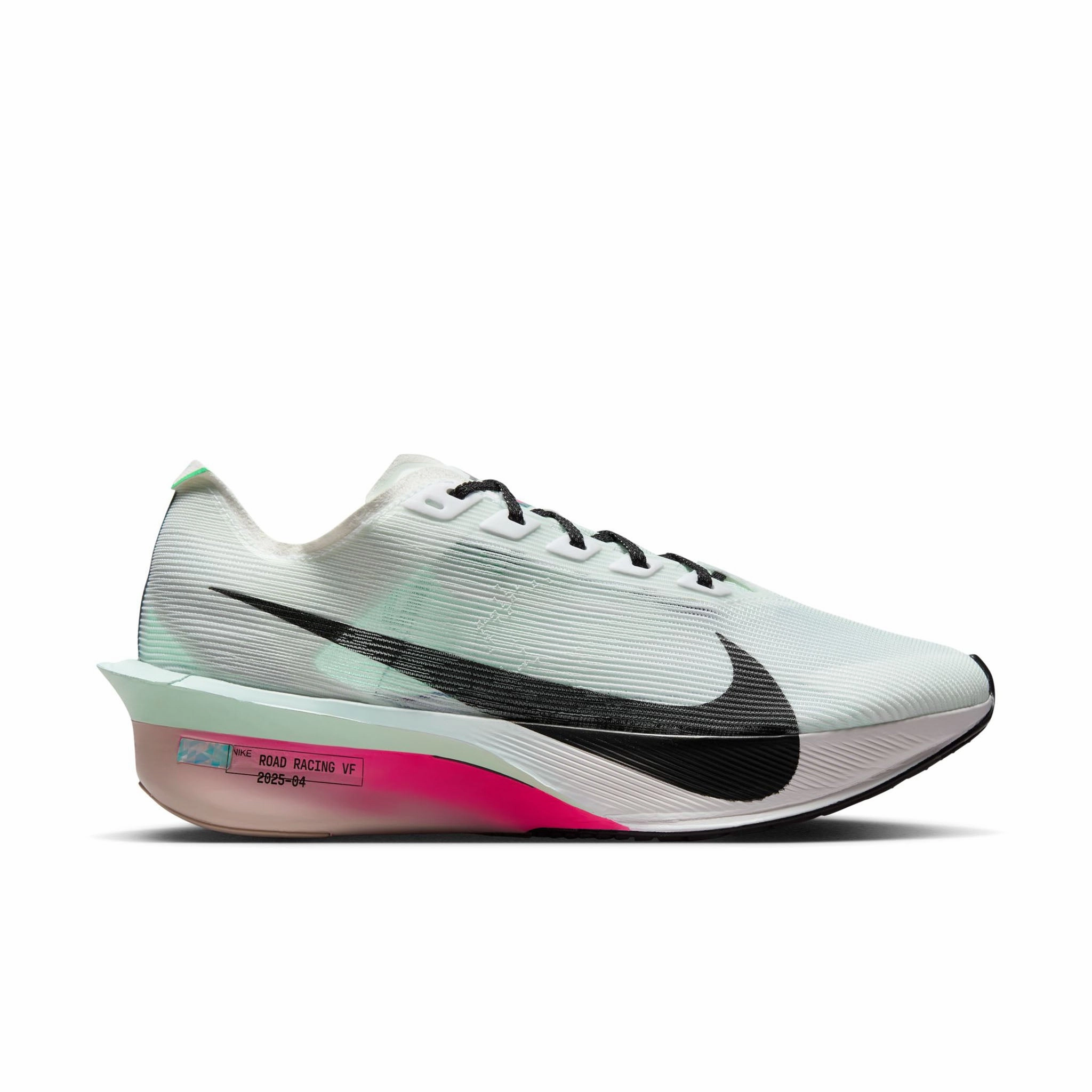 Nike | Women's Vaporfly 4 Road Racing Shoes - White/Black-Hyper Pink-Mint Foam Asics Marathon Running Shoes