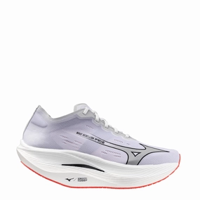 Best Running Shoes For Problems Mizuno Women's Wave Rebellion Pro 2 Running Shoes in White/Harbor Mist/Cayenne SS24