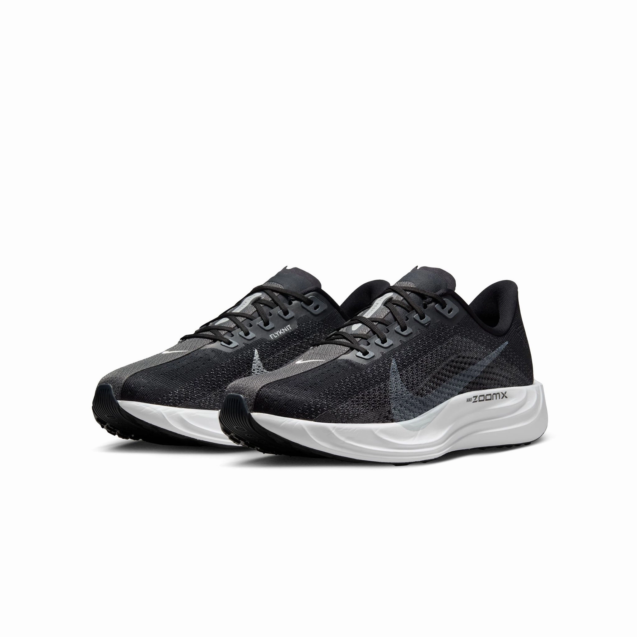 Novak Djokovic Asics Tennis Shoes Nike | Men's Pegasus Plus Road Running Shoes - Black/Pure Platinum-Anthracite-White