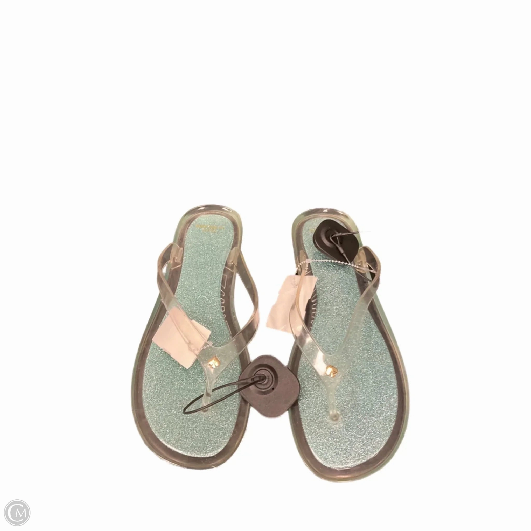 Sandals Designer By Kate Spade In Clear, Size: 10 Norty Memory Foam Flip Flops