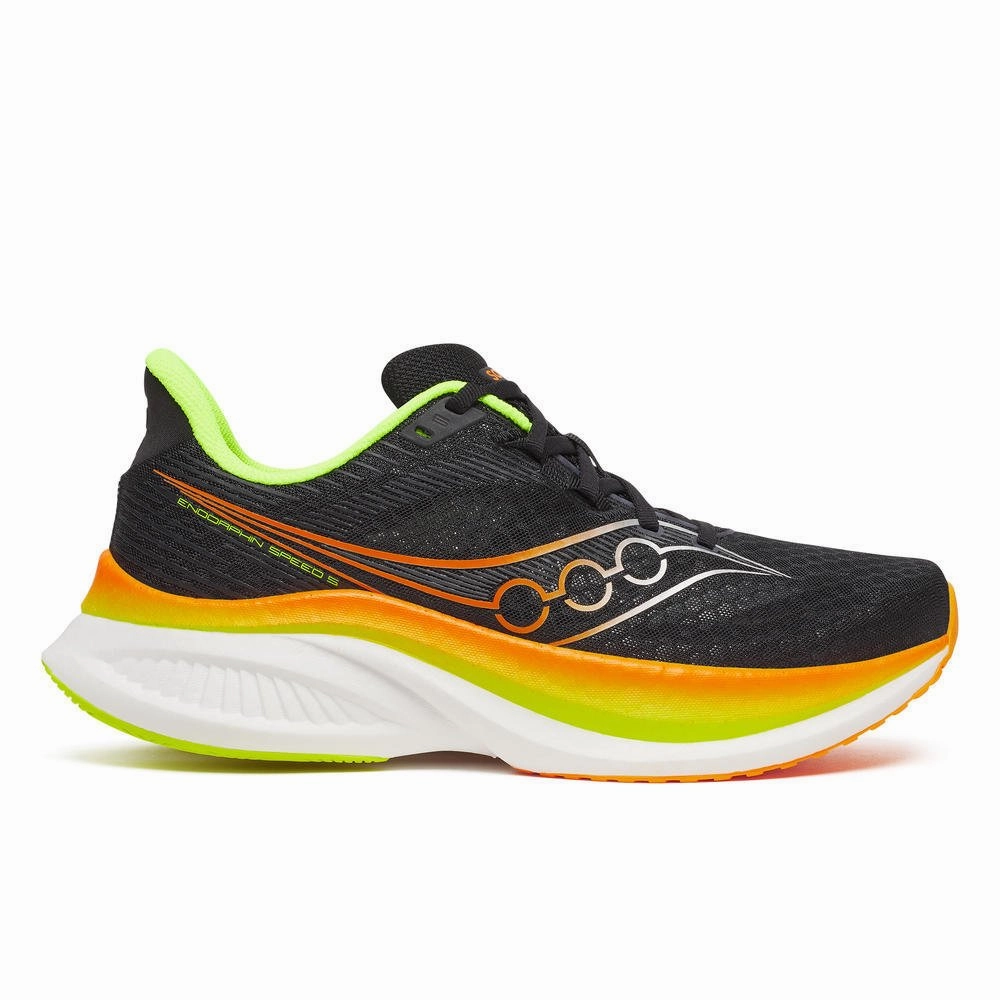Dq Running Shoes Saucony Endorphin Speed 5 Mens  | Black/VO2