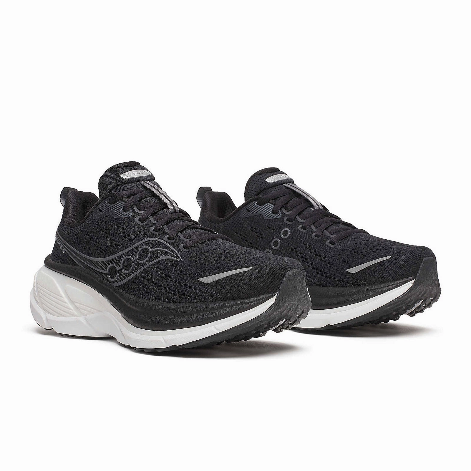Running Shoes For Race Saucony Hurricane 25 Running Shoe (Women) - Black/White