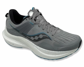 SAUCONY Tempus WIDE Runinng Shoes In Grey For Men's Highest Rated Trail Running Shoes