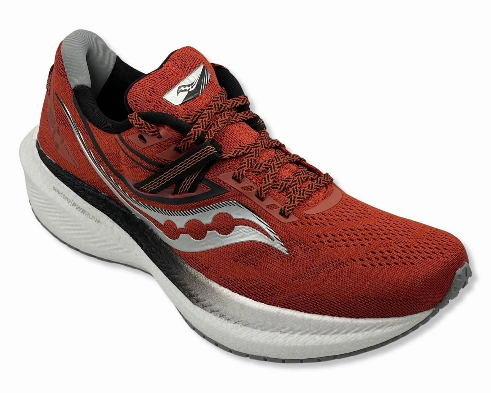 Highest Rated Running Shoes SAUCONY Triumph 20 Running Shoes In Lava\Fossil For Men's