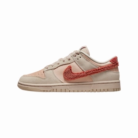 Nike Women's Dunk Low Terry Swoosh Shimmer Mars Stone Sanddrift DZ4706-200 Asics Shoes Atlanta