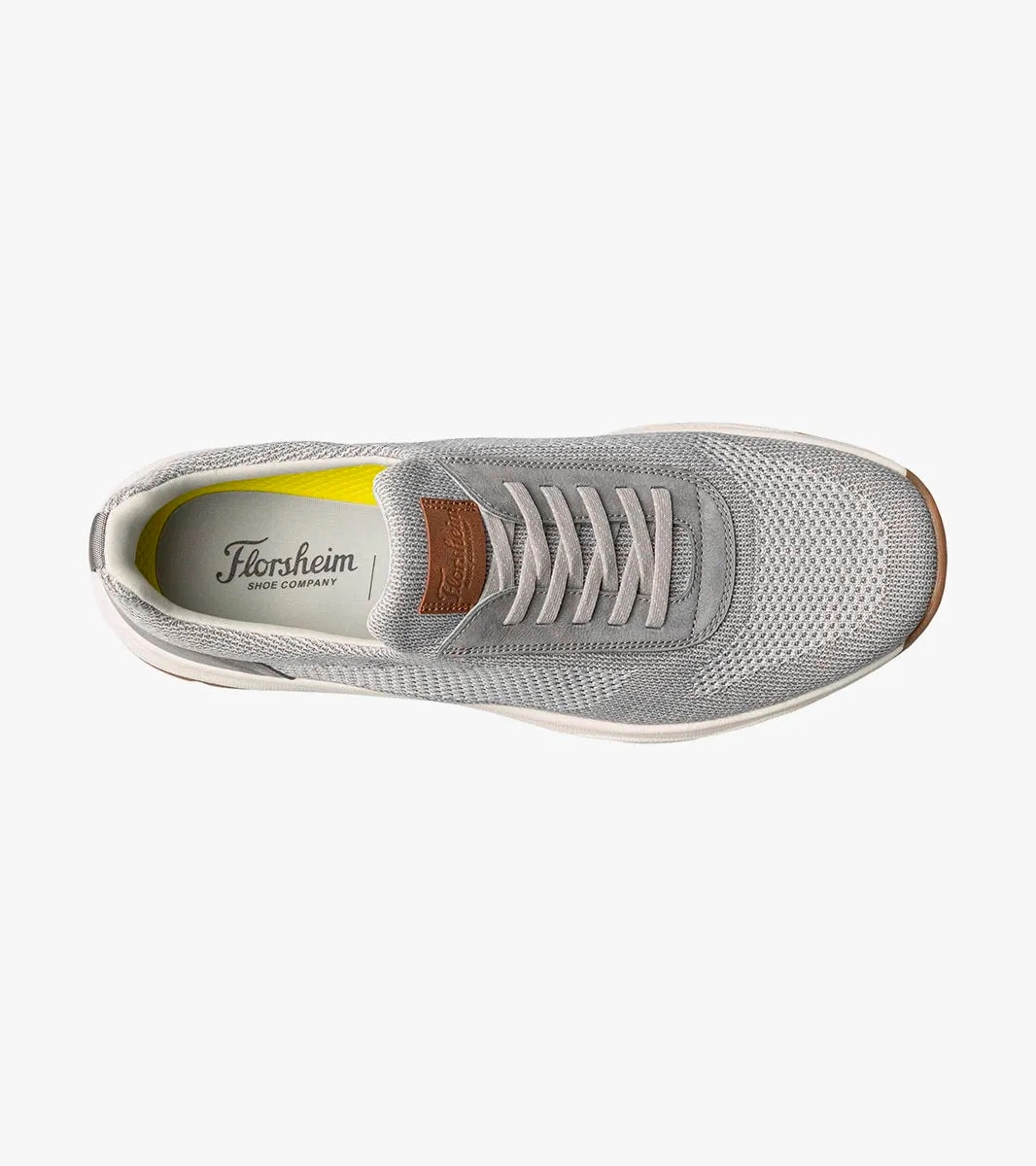 'Florsheim' Men's Satellite Knit Slip On  Sneaker - Gray Running Shoes For Teens