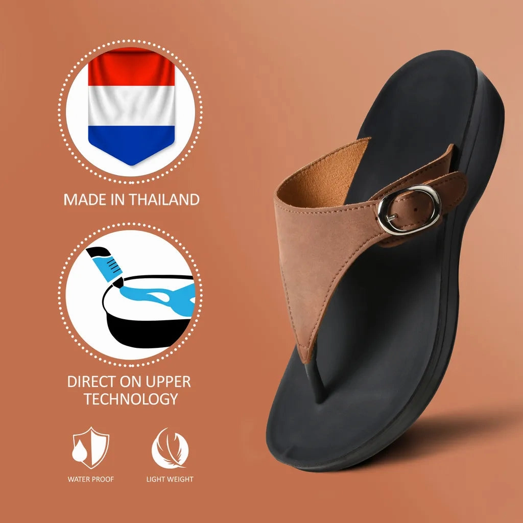 Shale Comfortable Arch Support Flip Flops for Women Colorful Flip Flops On The Beach