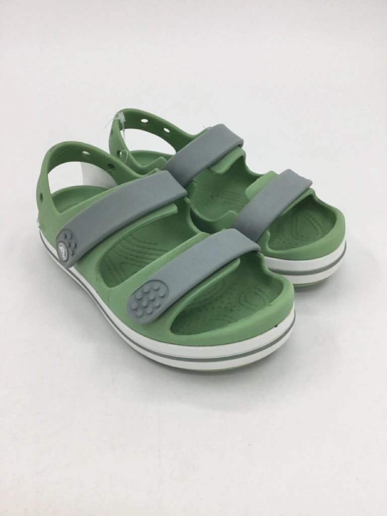 Crocs Child Size 12 Green Sandals/Flip Flops Flip Flops Not Made In China