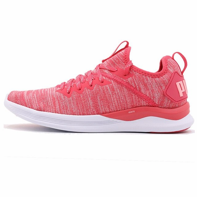 Original New Arrival  PUMA IGNITE Flash evoKNIT Wns Women's Running Shoes Sneakers Best Shoes For Trail Running