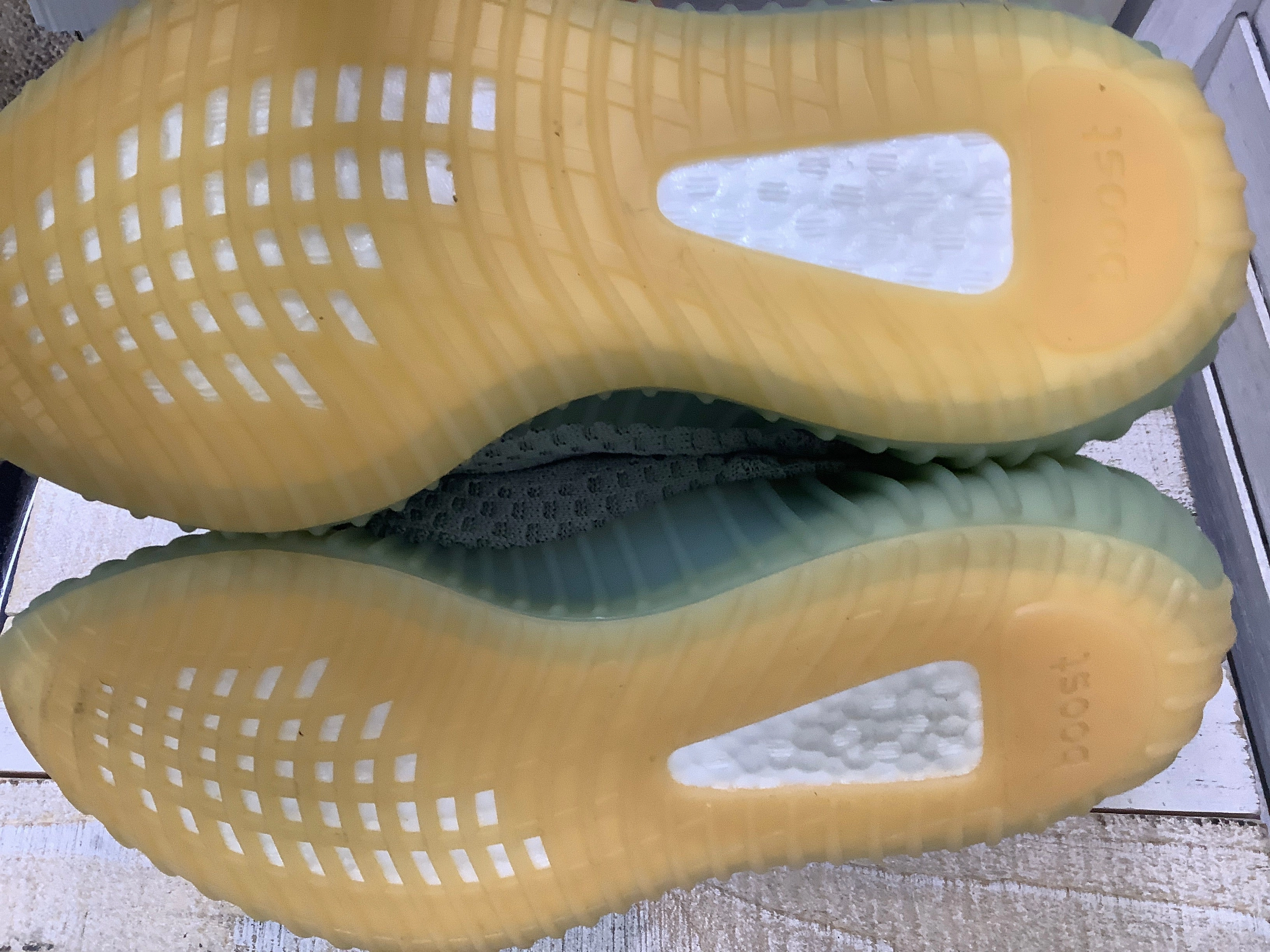 Adidas Shoes Adidas Shoes Designer By Adidas In Grey & Orange, Size: 5.5