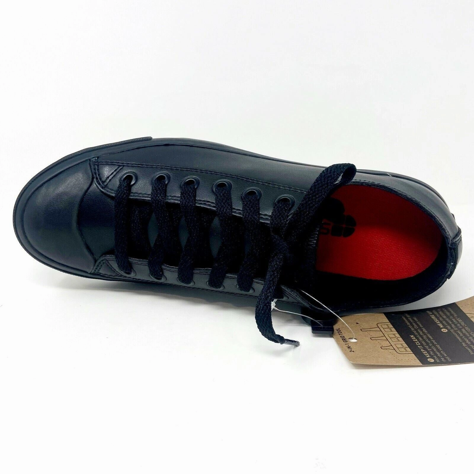 Shoes For Crews Delray Black Slip Resistant Mens Size 7 Work Crew Shoes 38649 Best Flat Running Shoes