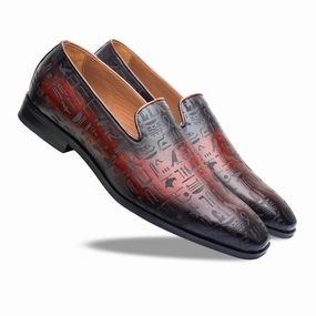 Amber Hand Patina Loafers Water Loafers