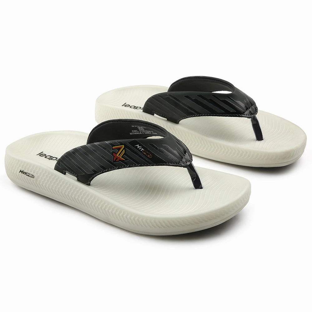 Leap7x Grey Casual Flip Flop For Men NITWALK-1 By Liberty Slides Adilette