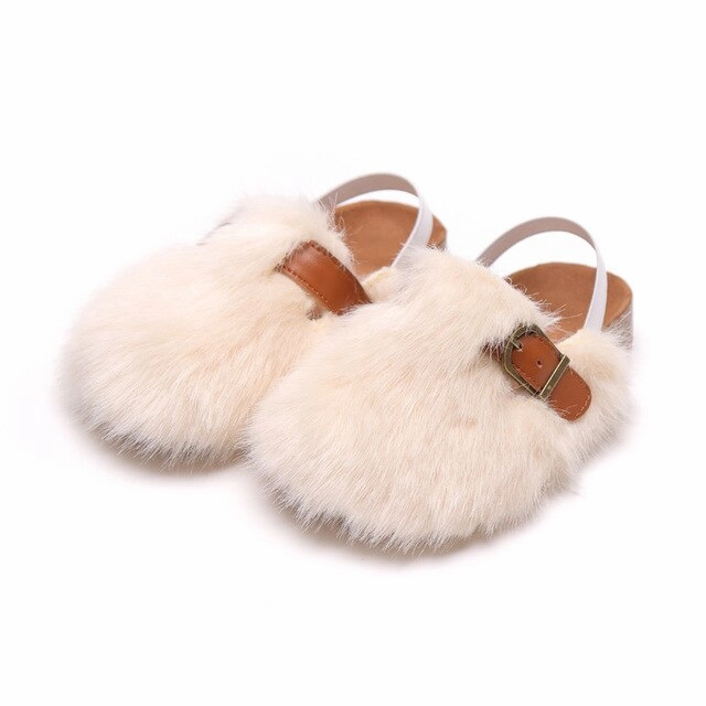 Carters Slippers MOF Kids girls autumn casual slippers with fur