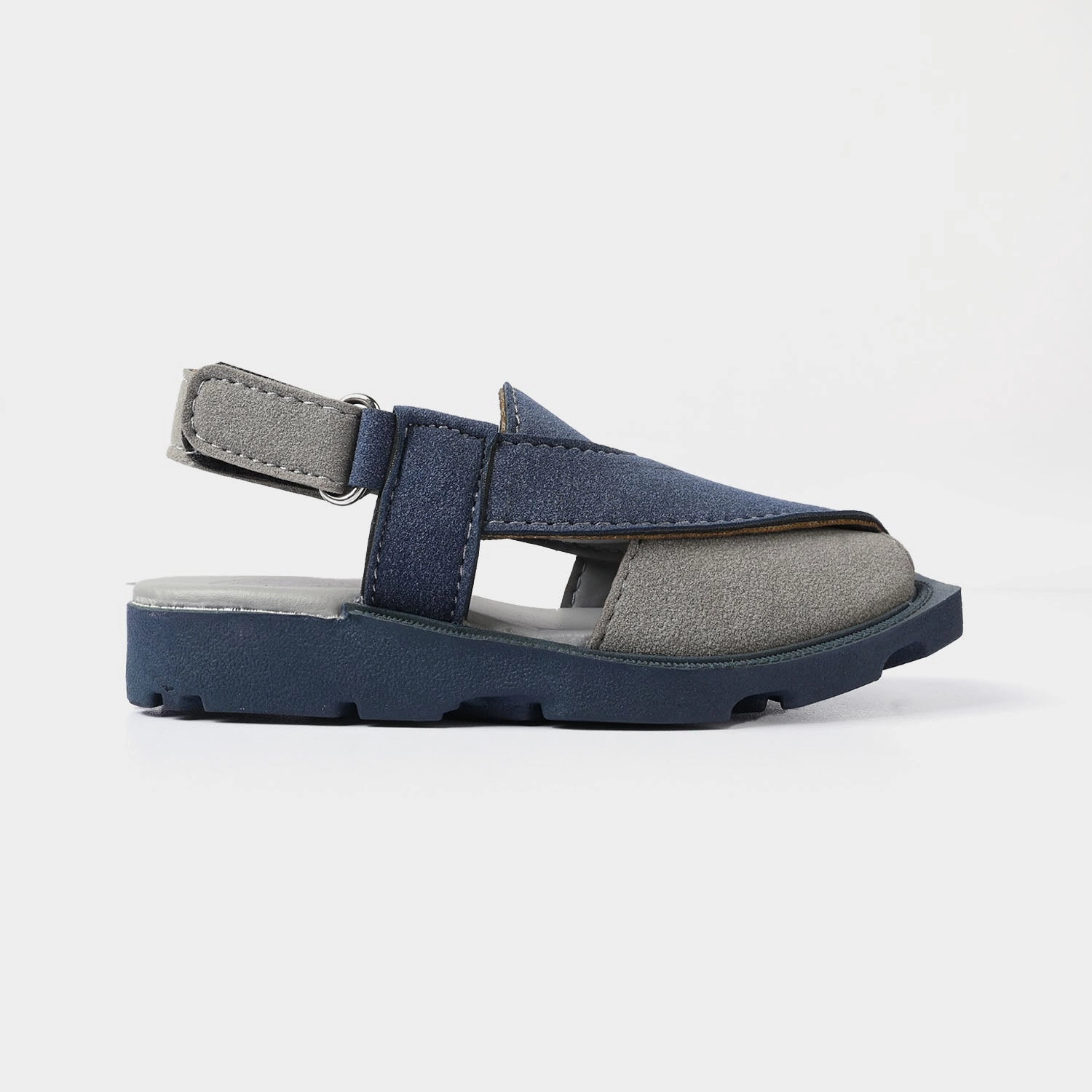 Small Heeled Sandals Boys Peshawari SS-0122 - Navy