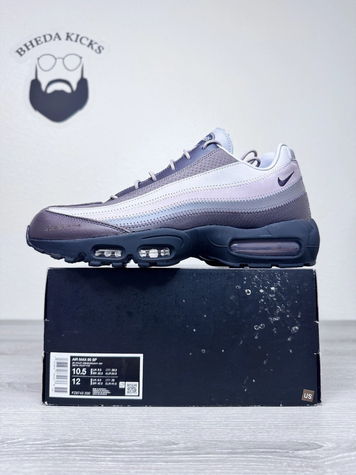 Asics Gel-citrek Running Shoes Size 10.5 -  Nike Air Max 95 A Ma Manire "While You Were Sleeping" FZ8743-200